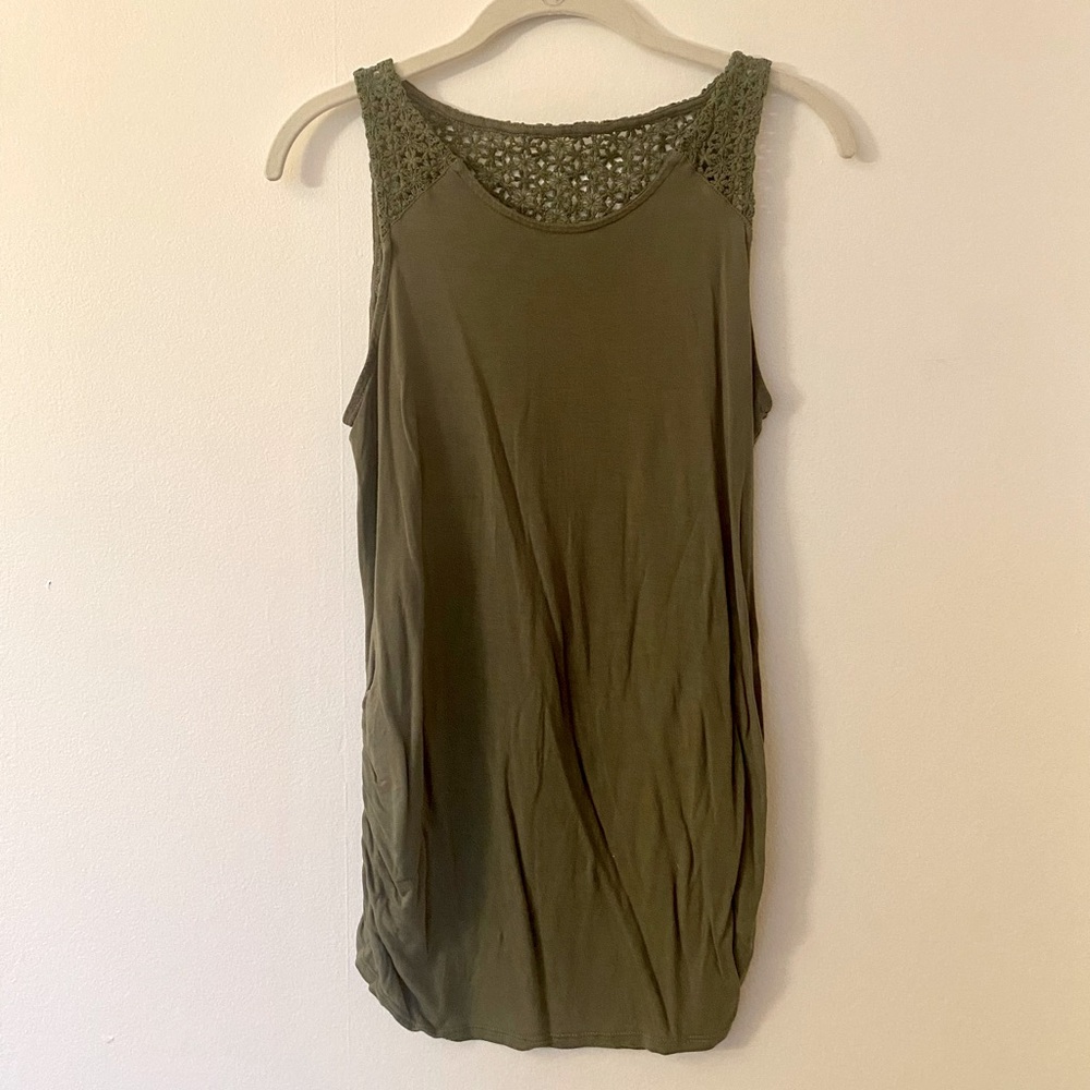 Old Navy Maternity Green Tank Top
